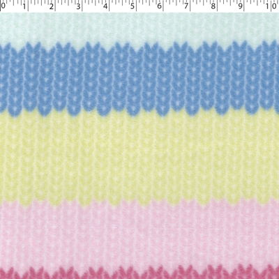 MOUNTAIN FLEECE PRINTS BABY - KNITTED STRIPE