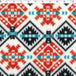 white navajo diamond fleece print