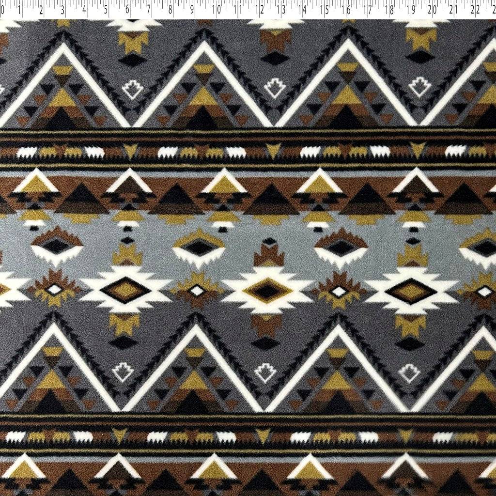 MOUNTAIN FLEECE PRINTS - AZTEC STRIPE – Fabricland Online