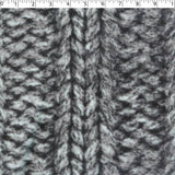 MOUNTAIN FLEECE PRINTS - CABLE KNIT TEXTURE