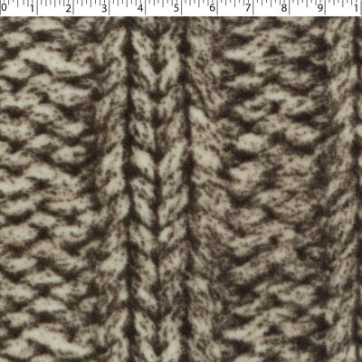 MOUNTAIN FLEECE PRINTS - CABLE KNIT TEXTURE
