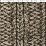 MOUNTAIN FLEECE PRINTS - CABLE KNIT TEXTURE
