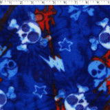 VALLEY FLEECE PRINTS - SKULL STARS