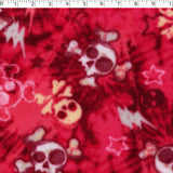 VALLEY FLEECE PRINTS - SKULL STARS
