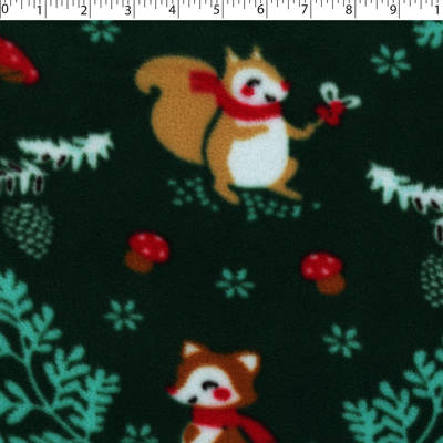 VALLEY FLEECE PRINTS - FOXY