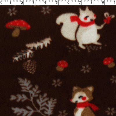 VALLEY FLEECE PRINTS - FOXY