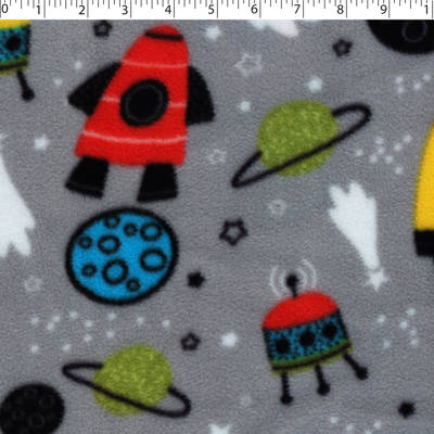 VALLEY FLEECE PRINTS - SPACESHIP