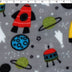 VALLEY FLEECE PRINTS - SPACESHIP
