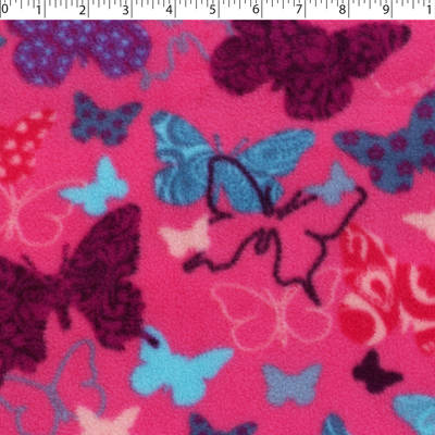 VALLEY FLEECE PRINTS - BUTTERFLY