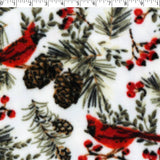 VALLEY FLEECE PRINTS - CARDINAL