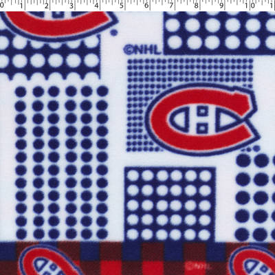 NHL FLEECE PRINTS - CHEATER QUILT