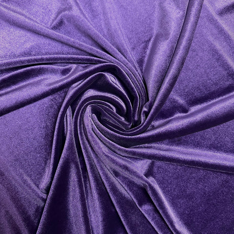 regal purple vienna stretch velvet