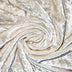 champagne polyester spandex crushed velvet solid