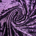 purple polyester spandex crushed velvet solid