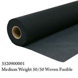 INTERFACING - 50/50 MEDIUM WEIGHT WOVEN FUSIBLE