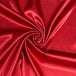 red polyester stretch satin