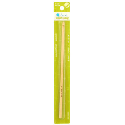 15CM BAMBOO CROCHET HOOK 4.00MM 8816400