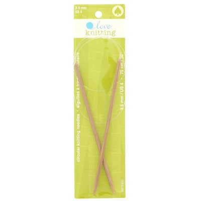 75CM BAMBOO CIRCULAR KNITTING NEEDLE 3.50MM 8875350
