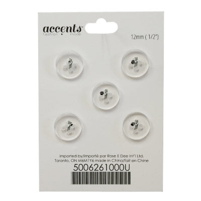 BUTTON 4-HOLE 12MM