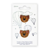 KIDS BUTTON - DOG 20MM