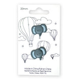 KIDS BUTTON - ELEPHANT HEAD  20MM