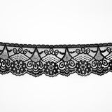 RUFFLED SCALLOP LACE 6.6CM