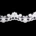 2.8CM (1 1/8") SCALLOPED BRIDAL LACE TRIM FLAT