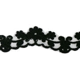2.8CM (1 1/8") SCALLOPED BRIDAL LACE TRIM FLAT