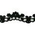 2.8CM (1 1/8") SCALLOPED BRIDAL LACE TRIM FLAT