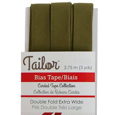 Bias Tape Double Fold Extra Wide