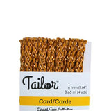 BRAIDED CORD  2-TONE 6MM