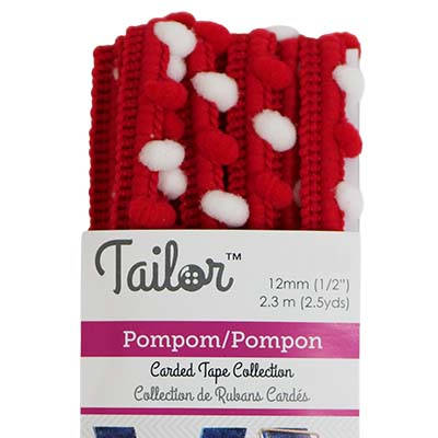 Pom Pom Trim 12mm