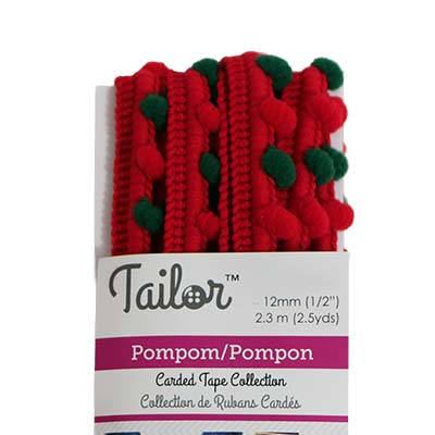 Pom Pom Trim 12mm