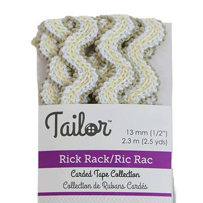 Two Tone Rick Rack 13mm