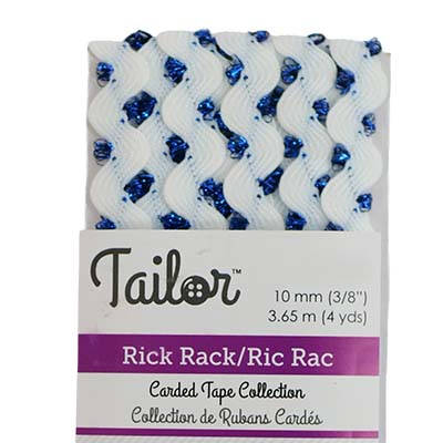 Rick Rack with Metallic Accents 10mm