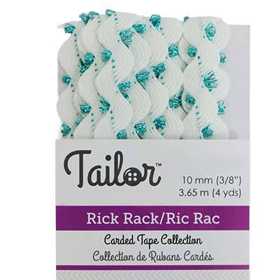 Rick Rack with Metallic Accents 10mm