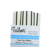 STRIPE WOVEN TAPE 15MM
