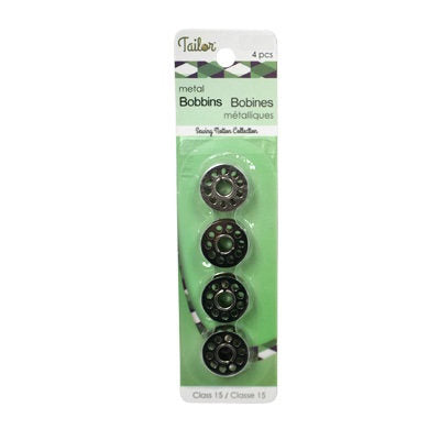 10 HOLE METAL BOBBINS - CLASS 15 - 4PCS