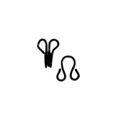 HOOKS AND EYES SET 9MM