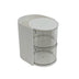 2 TIER CRAFT AND SEWING ORGANIZER WITH ROUND SWIVEL DRAWERS