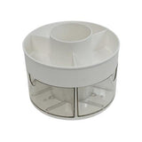 360 DEGREE SPINNING CRAFT AND SEWING ORGANIZER WITH 3 MINI DRAWERS