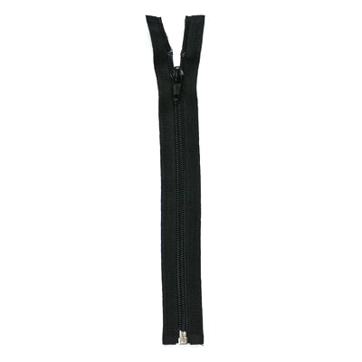ONE WAY  LIGHT WEIGHT  SEPARABLE  OPEN END ZIPPER NYLON COIL #5  9INCH