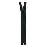 ONE WAY  LIGHT WEIGHT  SEPARABLE  OPEN END ZIPPER NYLON COIL #5  9INCH