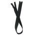 ONE WAY  LIGHT WEIGHT  SEPARABLE  OPEN END ZIPPER NYLON COIL #5  24 INCH
