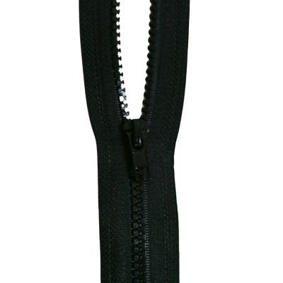 One Way  Open End Zipper  Medium weight  Vislon Teeth #5  18 inch