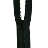 One Way  Open End Zipper  Medium weight  Vislon Teeth #5  18 inch