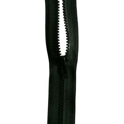 One Way  Open End Zipper  Medium weight  Vislon Teeth #5  22 inch