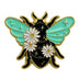 FASHION ENAMEL PIN "BEE WITH FLOWERS"
