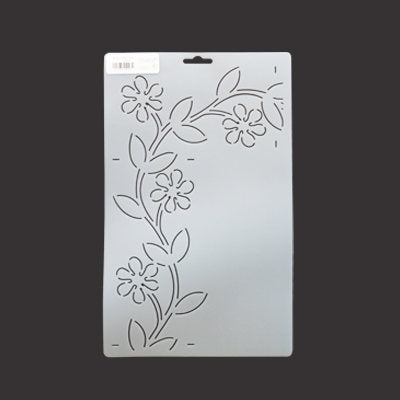 EL97 4" FLORAL VINE QUILTING STENCIL