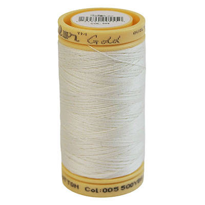 SEWING THREAD QUILTING COTTON 500YDS SOLID